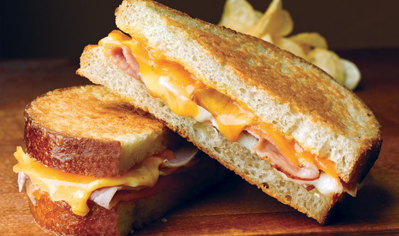 Grilled Cheese with Ham