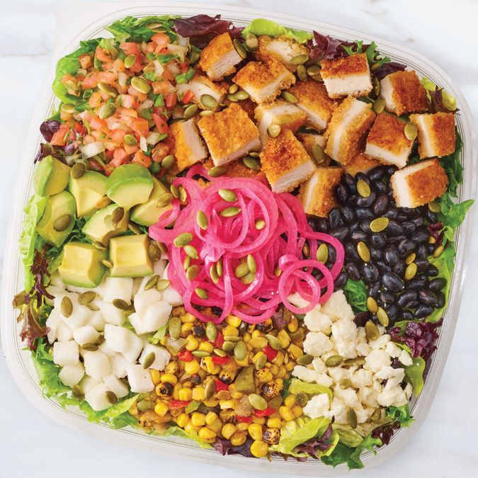 Southwest Crispy Chicken Salad