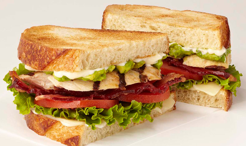 Toasted Chicken Club (Hot Sandwich)
