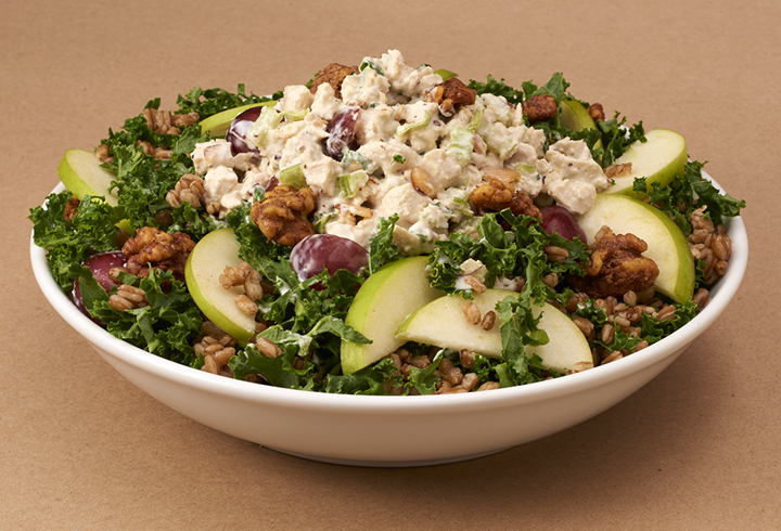 Kale Waldorf Salad (contains nuts)